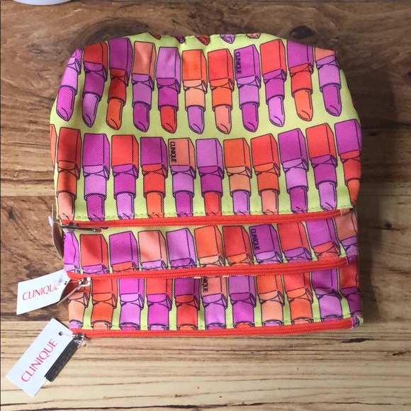 x3 Clinique makeup cosmetic bags NEW WITH TAGS - Picture 2 of 5